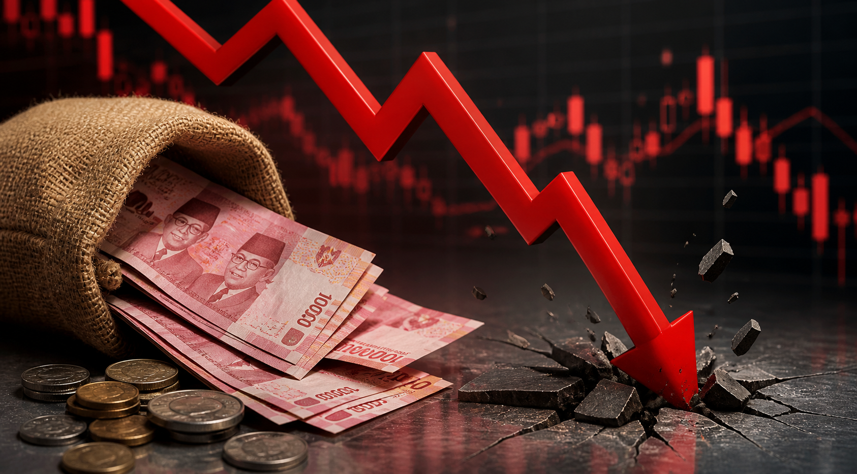 Rupiah Melemah ke Rp17.353, Tekanan Global dan Lonjakan Harga Minyak Jadi Pemicu