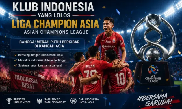 Daftar Klub Indonesia yang Masuk Liga Champion Asia 2026/27