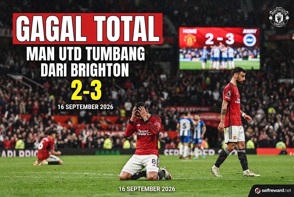 Gagal Total Man Utd Tumbang dari Brighton 16 September 2026
