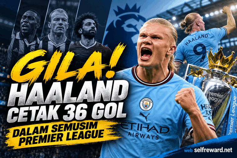 Pemain Ini Cetak 36 Gol dalam Semusim Premier League