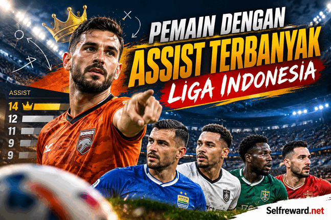 Pemain dengan Assist Terbanyak Liga Indonesia, Mengejutkan!