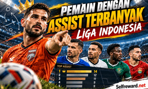 Pemain dengan Assist Terbanyak Liga Indonesia, Mengejutkan!