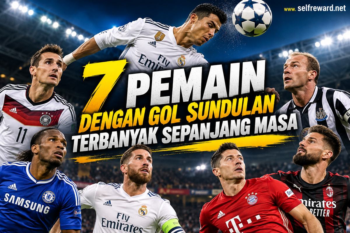 7 Pemain dengan Gol Sundulan Terbanyak Sepanjang Masa, Gila!