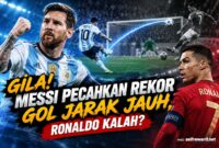 Messi Pecahkan Rekor Gol Jarak Jauh, Ronaldo Kalah? Messi Pecahkan Rekor Gol Jarak Jauh, Ronaldo Kalah?