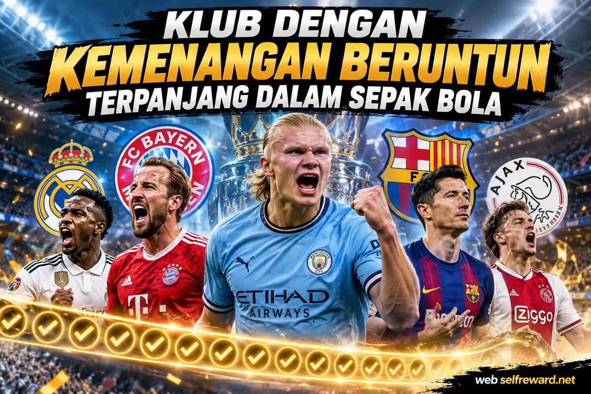 Ini Klub dengan Kemenangan Beruntun Terpanjang dalam Sepak Bola